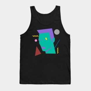 GRACE JONES 80S STYLE GEOMETRIC Tank Top